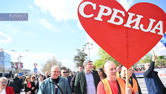 Srbi sa Kosova stigli u Beograd