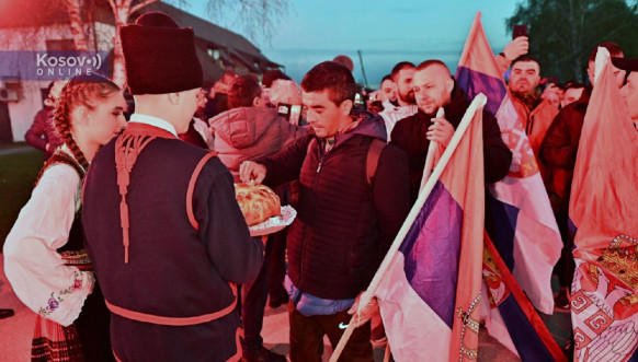Preljina, doček za Srbe sa Kosova 