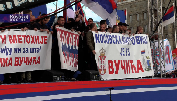 Srbi sa Kosova u Beogradu 