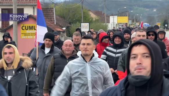 Srbi sa Kosova u Kraljevu, doček