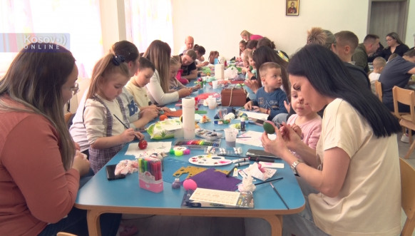 Vaskršnje radionice farbanja jaja u Predškolskoj ustanovi "Šarsko lane"