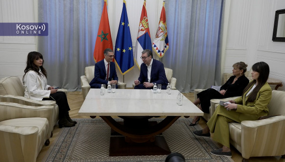 Mohamed Amin Belhaž i Aleksandar Vučić