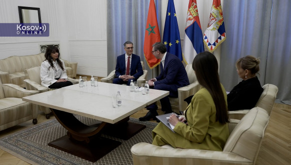 Mohamed Amin Belhaž i Aleksandar Vučić