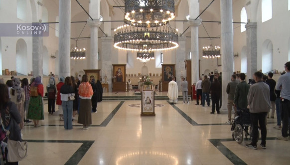 U Hramu Svetog Đorđa u Prizrenu obeležena slava sabornog hrama Đurđevdan