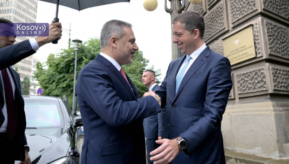 Marko Đurić sa ministrom spoljnih poslova Turske Hakanom Fidanom
