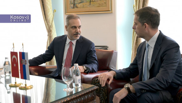 Marko Đurić sa ministrom spoljnih poslova Turske Hakanom Fidanom