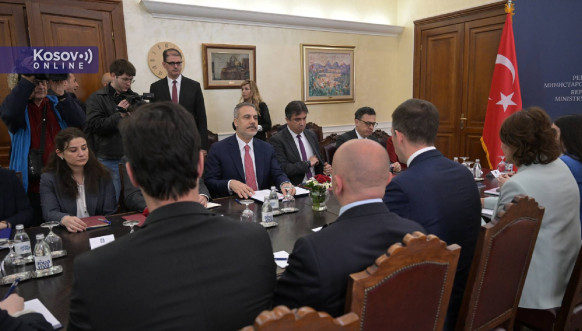 Marko Đurić sa ministrom spoljnih poslova Turske Hakanom Fidanom