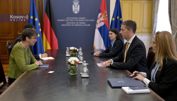 Ministar spoljnih poslova Srbije Marko Đurić i ambasadorka Nemačke u Srbiji Anke Konrad