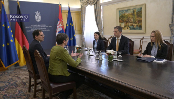 Ministar spoljnih poslova Srbije Marko Đurić i ambasadorka Nemačke u Srbiji Anke Konrad