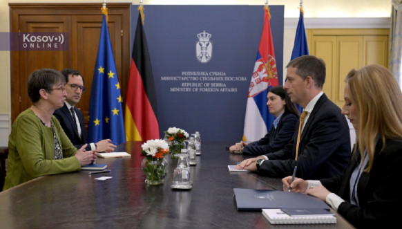 Ministar spoljnih poslova Srbije Marko Đurić i ambasadorka Nemačke u Srbiji Anke Konrad