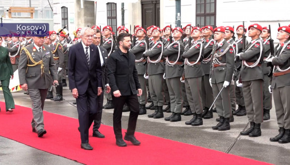 Beč, Predsednik Ukrajine Zelenski u jednodnevnoj poseti Austriji