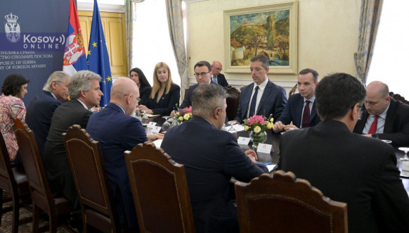 Đurić i Petković sa ambasadorima Kvinte i EU