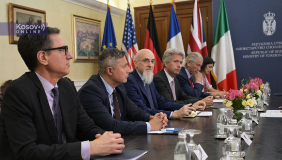 Đurić i Petković sa ambasadorima Kvinte i EU