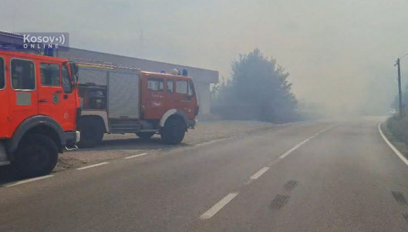 Požar zahvatio i Veliko Rudare u opštini Zvečan