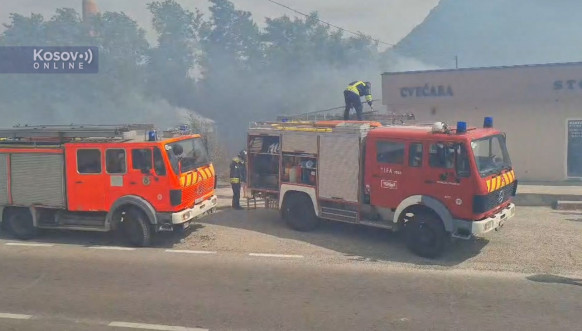 Požar zahvatio i Veliko Rudare u opštini Zvečan