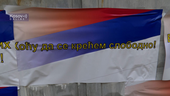 Plakati na severu Kosova