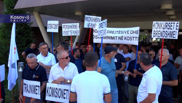 Protest radnika KOSTT
