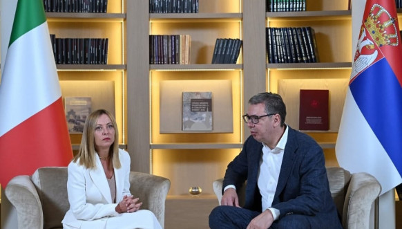 Vučić i Meloni Vučić i Meloni
