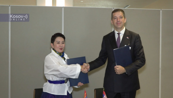 Marko Đurić sa šeficom diplomatije Mongolije Batmunhom
