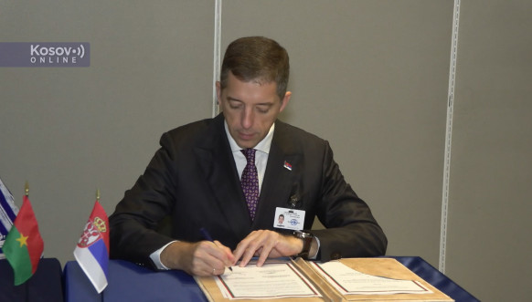 Marko Ðurić sa šefom diplomatije Burkine Faso Traoreom