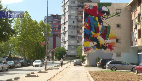 Mural gitariste u Severnoj Mitrovici