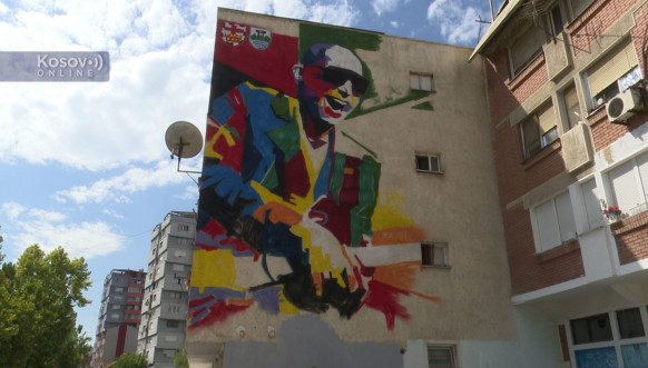 Mural gitariste u Severnoj Mitrovici