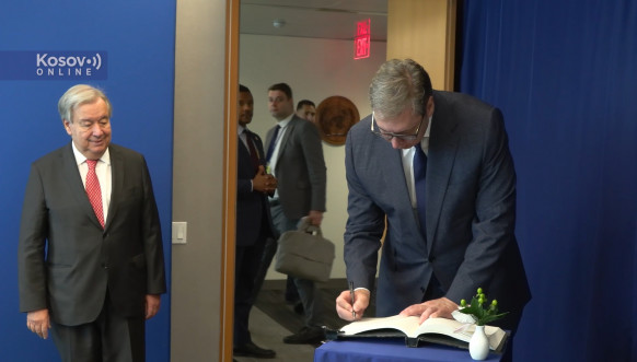 Vučić u Njujorku sa Guterešom
