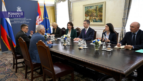 Ministar spoljnih poslova Srbije Marko Đurić i ambasador Rusije Aleksandar Bocan-Harčenko