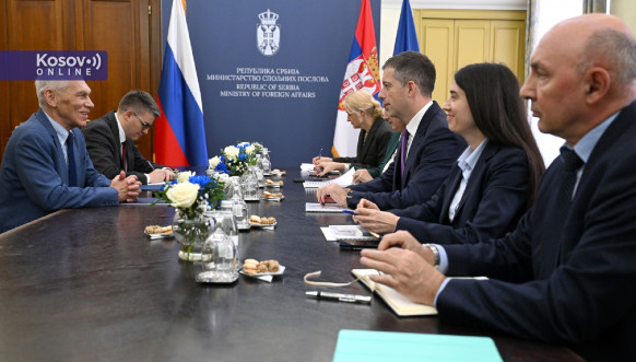 Ministar spoljnih poslova Srbije Marko Đurić i ambasador Rusije Aleksandar Bocan-Harčenko