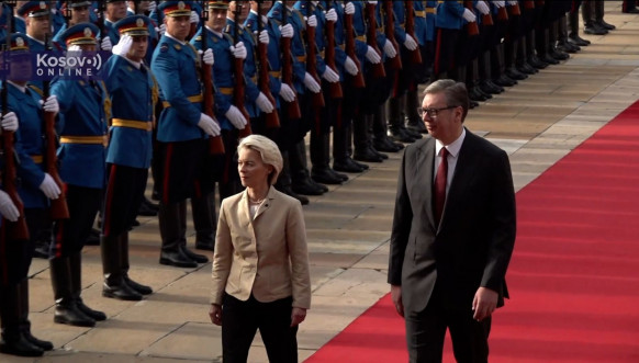 Ursula fon der Lajen i Aleksandar Vučić