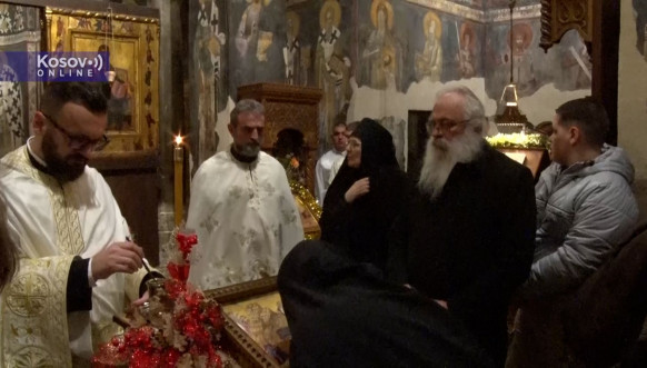 Božićna liturgija, Gračanica