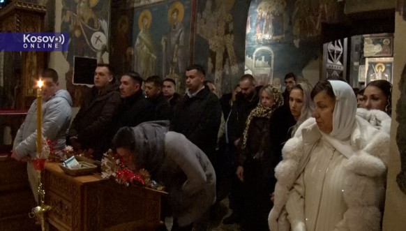 Božićna liturgija, Gračanica