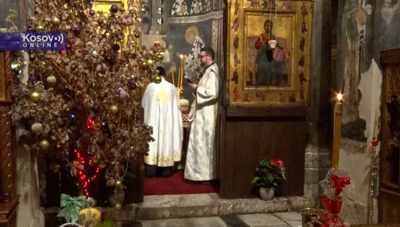Božićna liturgija, Gračanica