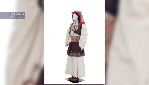 Komplet kosovske nošnje iz zbirke Etnografskog muzeja