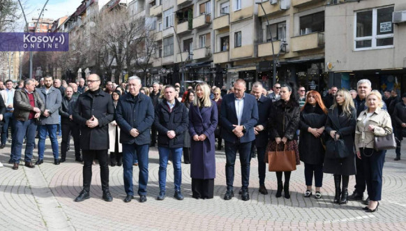 Polaganje venaca u Severnoj Mitrovici