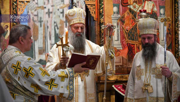Patrijarh Porfirije u Pećkoj patrijaršiji