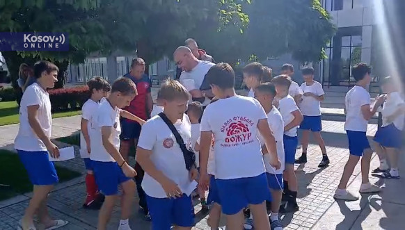 Srpska deca iz Orahovca u trening kampu Fudbalskog saveza Srbije