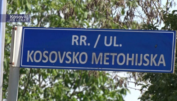 obrisana farba sa imena ulice u Gračanici