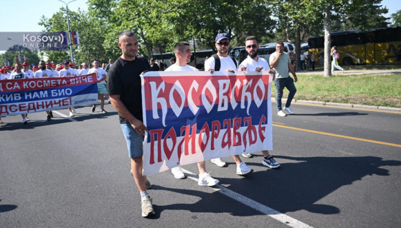 Srbi sa Kosova na skupu u Beogradu