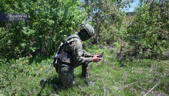 Kopnena zona bezbednosti - baza Debela glava navođenje drona