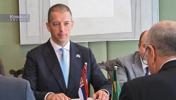 Marko Đurić sa ministrom spoljnih poslova Brazila Maurom Vijeirom