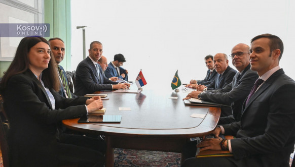 Marko Đurić sa ministrom spoljnih poslova Brazila Maurom Vijeirom
