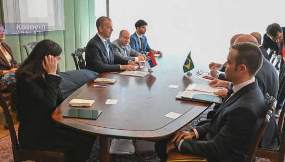 Marko Đurić sa ministrom spoljnih poslova Brazila Maurom Vijeirom