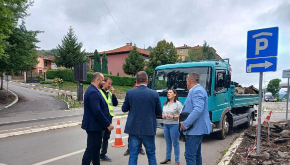 počeli radovi na trotoaru u Severnoj Mitrovici, Milan Radojević