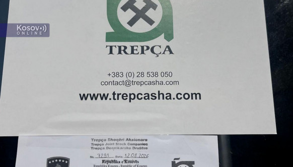 Trepča, obaveštenje o napuštanju imovine u centru Zvečana