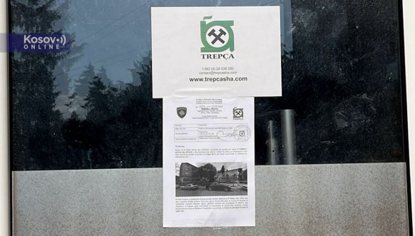 Trepča, obaveštenje o napuštanju imovine u centru Zvečana