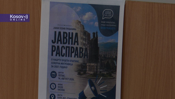 javna rasprava o budžetu Severne Mitrovice