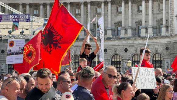 Beč protest Albanaca 20 09 2026