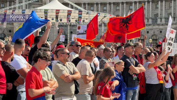 Beč protest Albanaca 20 09 2026