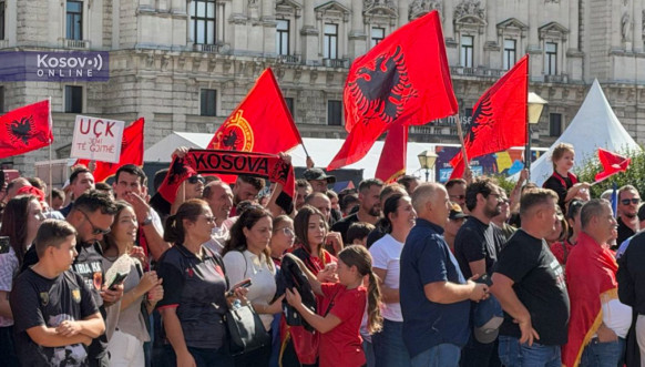 Beč protest Albanaca 20 09 2026